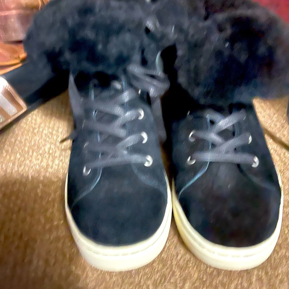 Cozy ugg lace up sneakers